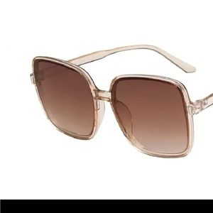 Chic Oversized Sunglasses w/Case